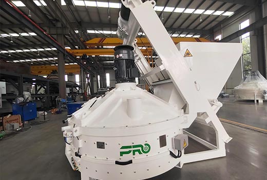 Načelo delovanja planetarnega mešalnika betona