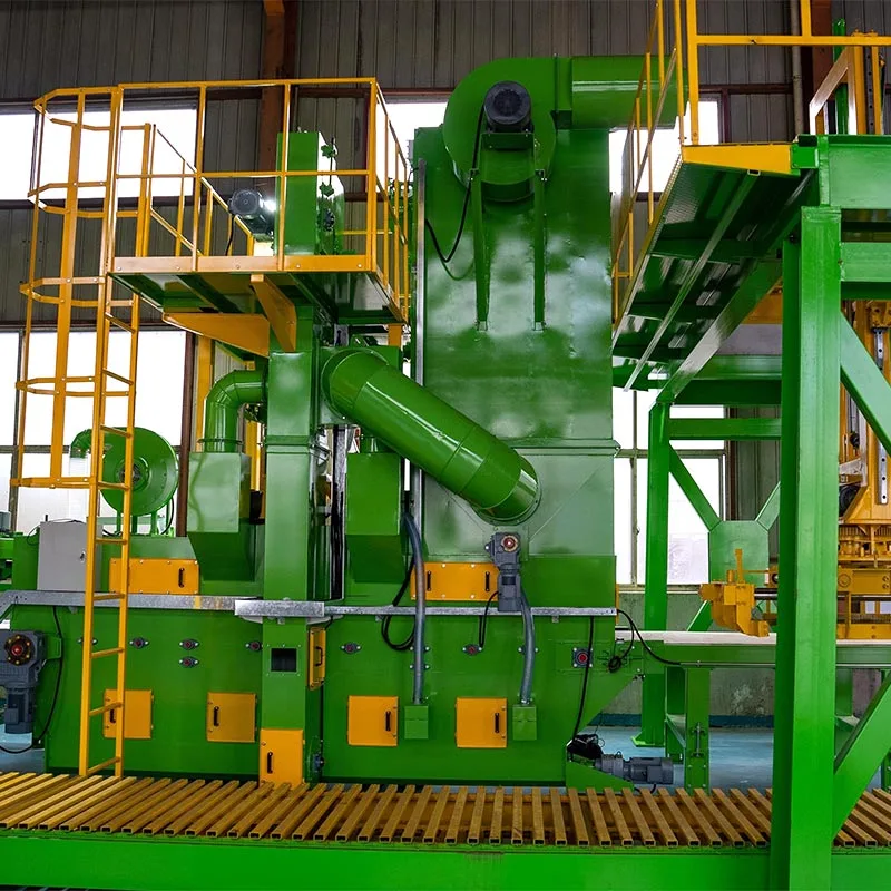 Stroj za peskanje cementno-betonske opeke za površinsko obdelavo