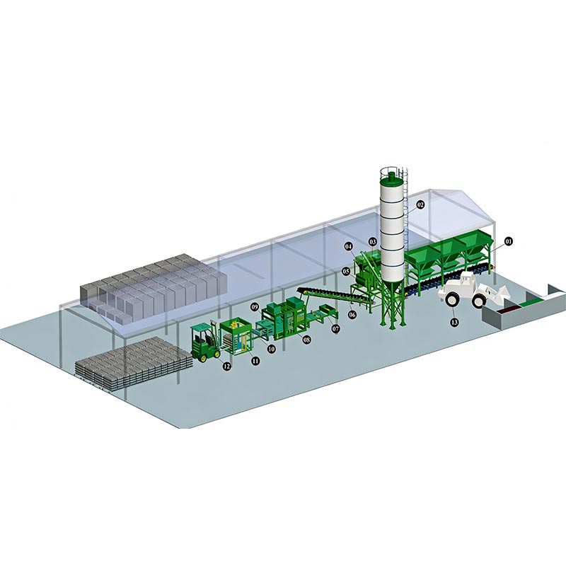 Stroj za izdelavo votlih blokov
